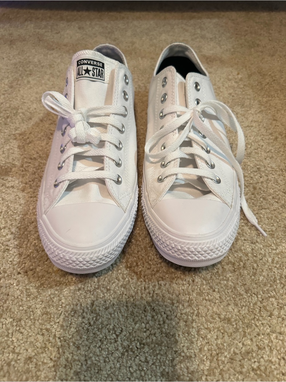 Converse Men’s All Star Low Top Sneakers in White
